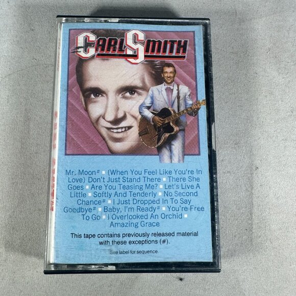 Carl Smith Historic Edition Cassette Tape Columbia 1984 Vintage Country Music - Picture 1 of 4